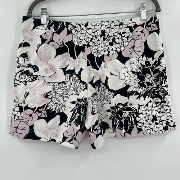 Cache Floral Y2K Skorts Sz 10 Tropical Couture Preppy Skirt Shorts Resort Garden - Picture 5 of 9